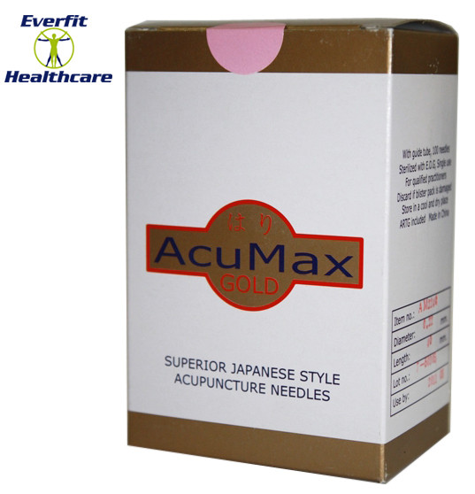 Premium quality acupuncture needles. Designed for maximum smoothness and patient comfort. Light metal pipe handle for ease of manipulation. Suitable for use in electrostimulation. Sterilised with Ethylene Oxide. Each needles is packaged with a holding tab and guide tube. Sold in packs of 100 needles.