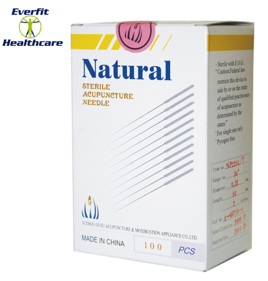 Premium quality surgical grade stainless steel needles supplied with guide tubes. Features high tensile strength, outstanding shape retention, while maintaining high flexibility. Long, taper design results in greater smoothness than traditional acupuncture needles. Light spring style handle. Bullet head needle tip for ease of insertion. Suitable for use in electrostimulation. Sterilised with Ethylene Oxide. Sold in packs of 100 needles.