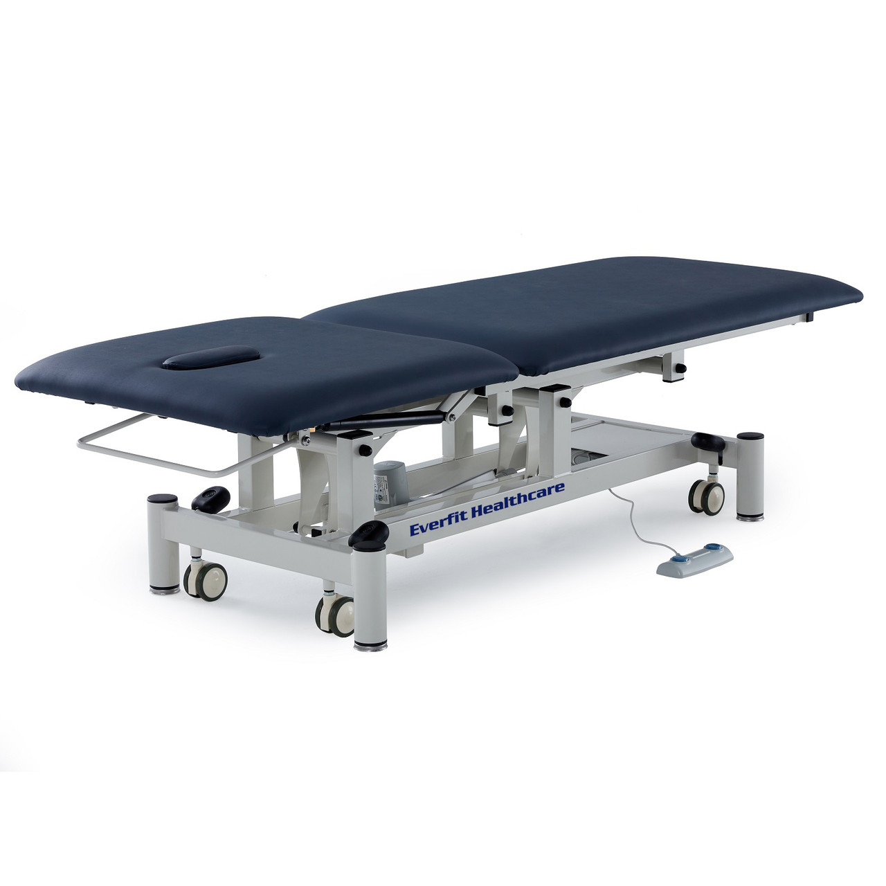 Everfit Healthcare 2 section examination table is designed for practitioners to treat their patient in a clinical setting.