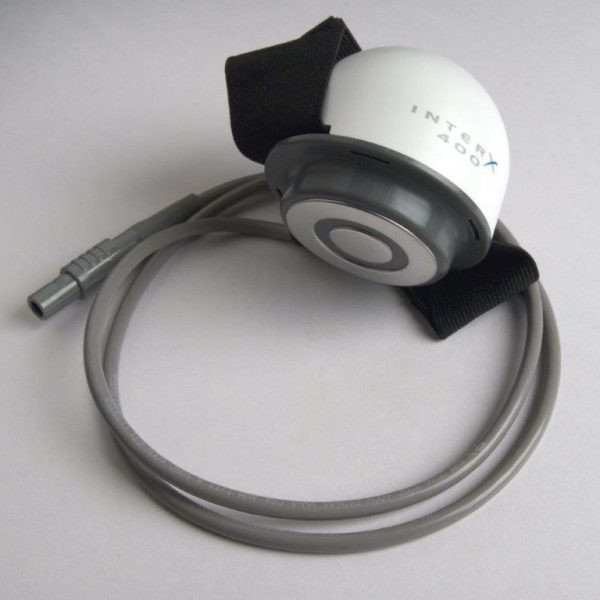 Fits easily in palm of hand for easy application.InterX Dome Electrode is used for treatment of large muscular areas.