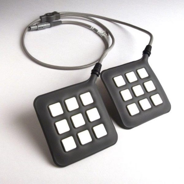 InterX® 3 x 3 Dual Flexible Array Electrode is designed specifically for those hard to reach areas, such as the shoulders or back.