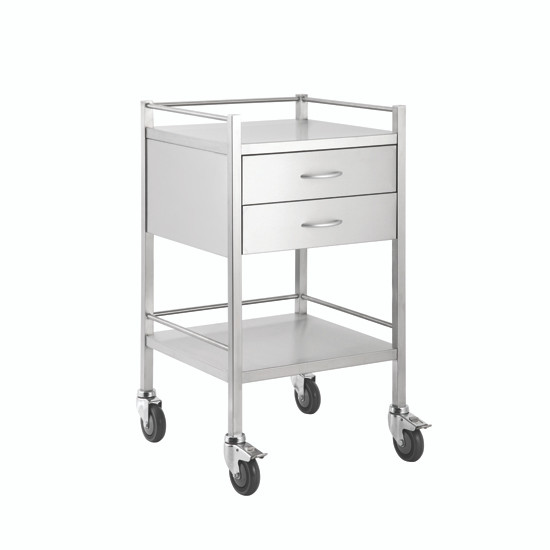 Everfit Single -stainless steel 2 Drawer - 500 x 500 x 900