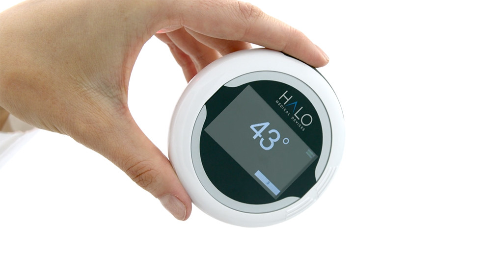 HALO Goniometer measures joint angles by laser technology!