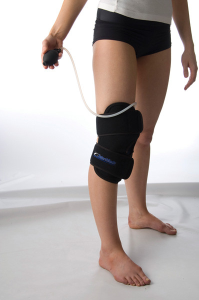 Cold Compression Therapy Ideal for sports injuries and sprains for the knee.