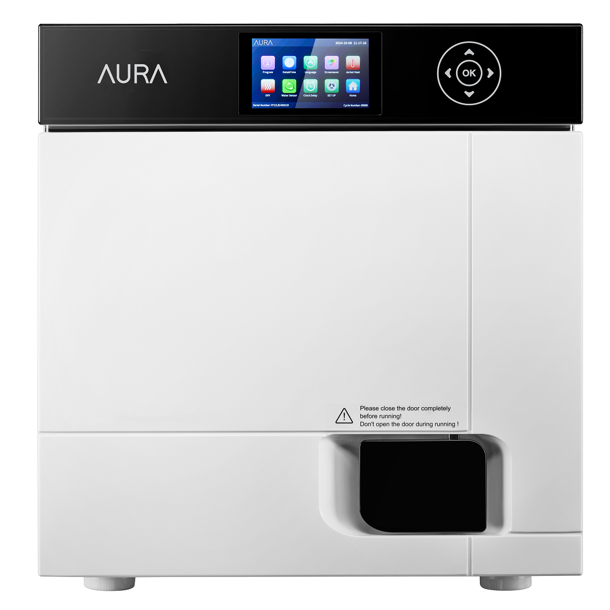  AURA17 Autoclave – a state-of-the-art 17-litre benchtop steriliser for medical, allied health and dental practices.