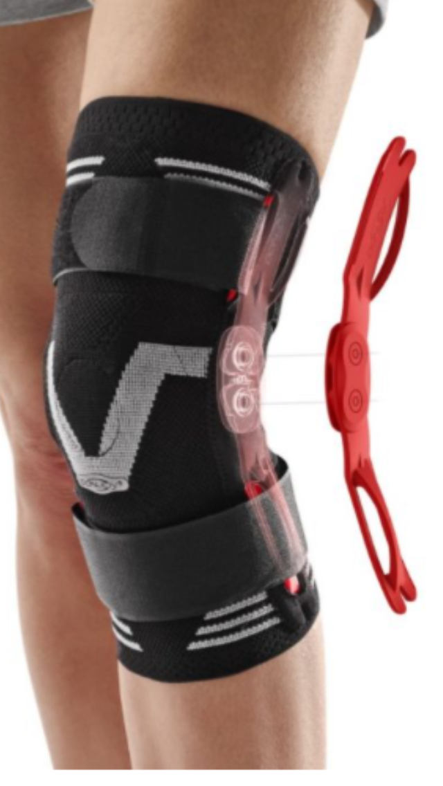 The  Stabilax Elastic Hinged Knee Brace provides support after mild medial and lateral ligament injury or meniscal injury.