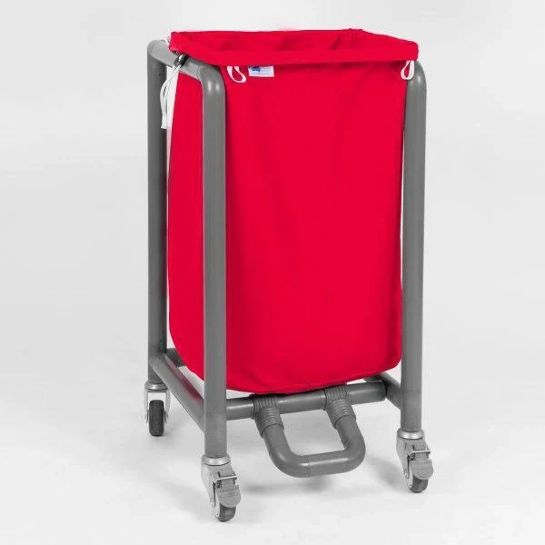 Linen Skip Bag Red 