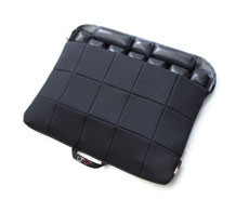 Black Quilted Fabric LTV® Seat Cushion