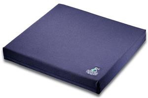 Cushion that is ergonomically designed to relieve and prevent back pain, numbness and other discomforts associated with sitting.