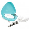  The Aquaflex gives you two vaginal cones and a set of weights to aid Kegel exercises.