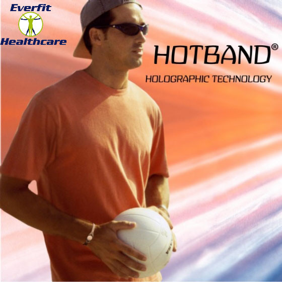 HOTBAND HOLOGRAPHIC SILICONE WRIST BAND