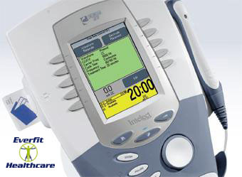 The Combination of Dual Frequency Ultrasound, and two independent channels of Interferential and Stims. Optional Vacuum suction module available!
