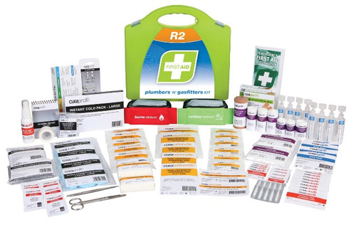 R2 Plumbers ‘n’ Gasfitters First Aid Kit – Plastic Portable