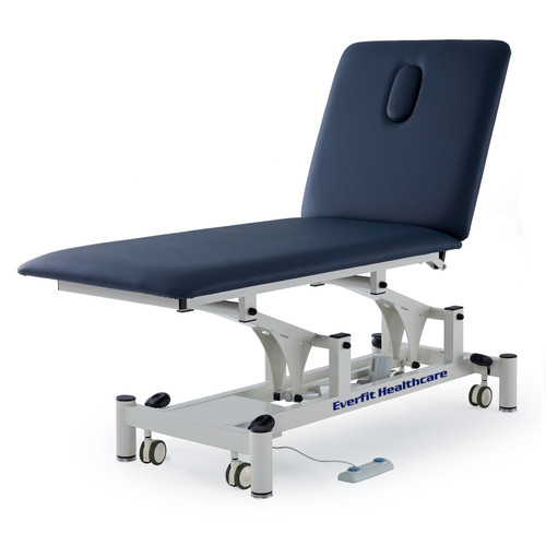 Everfit Healthcare two section examination table is designed for practitioners to treat their patient in a clinical setting. Everfit Healthcare two section examination table is designed for practitioners to treat their patient in a clinical setting.