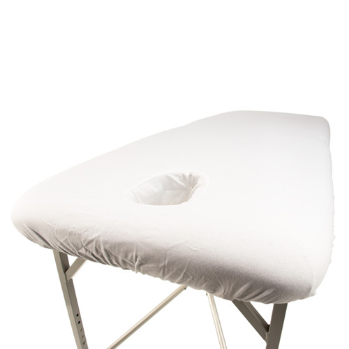 White Standard Treatment table cover for Portable Centurion tables.  White Standard Treatment table cover for Portable Centurion tables.