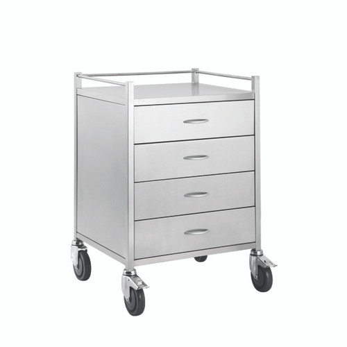 Everfit Single -Stainless Steel  4 Drawer - 500 x 500 x 900