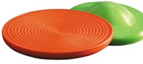 Unlike standard wobble boards, the Deluxe Wobble Board provides circular grooves on the surface for grip and stability. Unlike standard wobble boards, the Deluxe Wobble Board provides circular grooves on the surface for grip and stability.