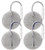 The Physio supplies Pals Platium electrodes are  3.2cm Round - Packet of 4