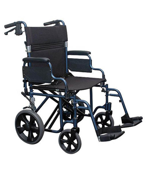 The Shopper 12 Extra Wide 22" Wheelchair is a popular choice in residential or clinical settings