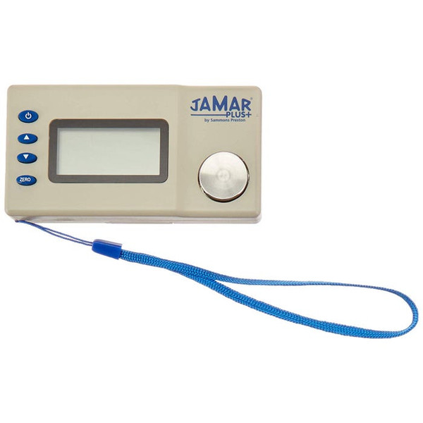 The Jamar Digital Pinch Gauge instrument is the re-designed version of the hydraulic Pinch Gauge and records thumb or finger pressure in either pounds or kilograms and features an easy to read LCD display.