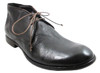 Davinci 9918 Men's Buffalino Tmoro Lace-Up Italian Chukka Ankle Boot in Dark Brown
