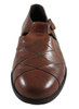 Davinci 5675 Men's Italian Leather Closed Toe Sandals, Brown