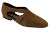Fiordiluna Women's  Italian 703 Flat Shoes in Suede and Lizard