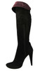 Giardino Principi Women's 4167 Italian  High Heel Party Suede over the Knee boot