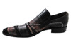 Davinci designer Men's Dressy Italian Slip-on Unique print leather 2511