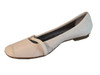 Women's Italian Flat Shoes By Lamica Beike in black, off white