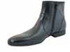 Doucals men's Italian Soft Leather Classic Dressy Boots 1110 Black