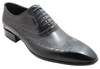Men's Pointy Laceup oxford Shoes Black 10197 Doucals