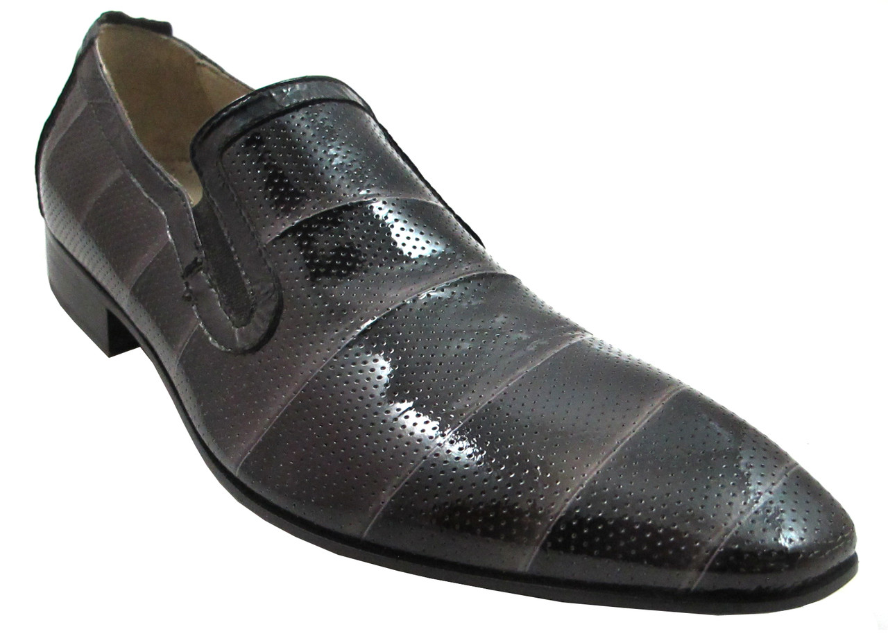 Carlo Ventura Men's Italian Leather Dressy Evening shoes 1143, White ...