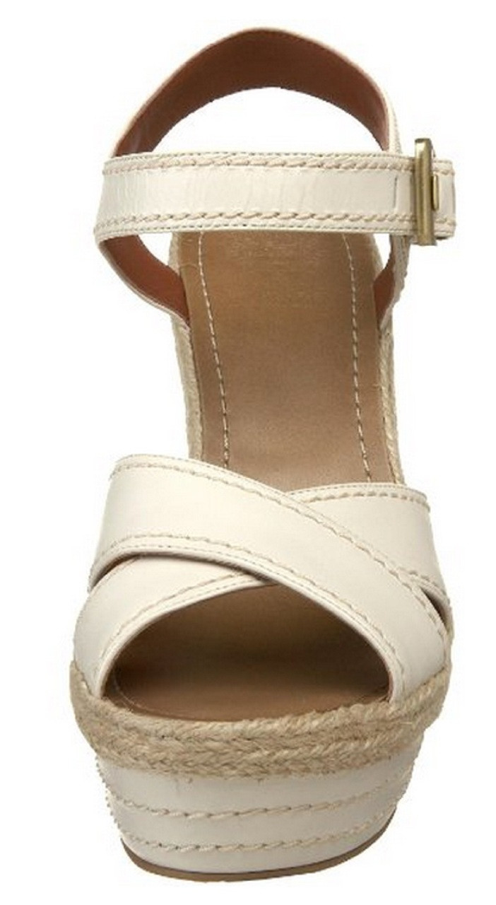 Clarks Artisan Women's Caslynn Dez Platform Wedge Sandals in Natural | Lyst