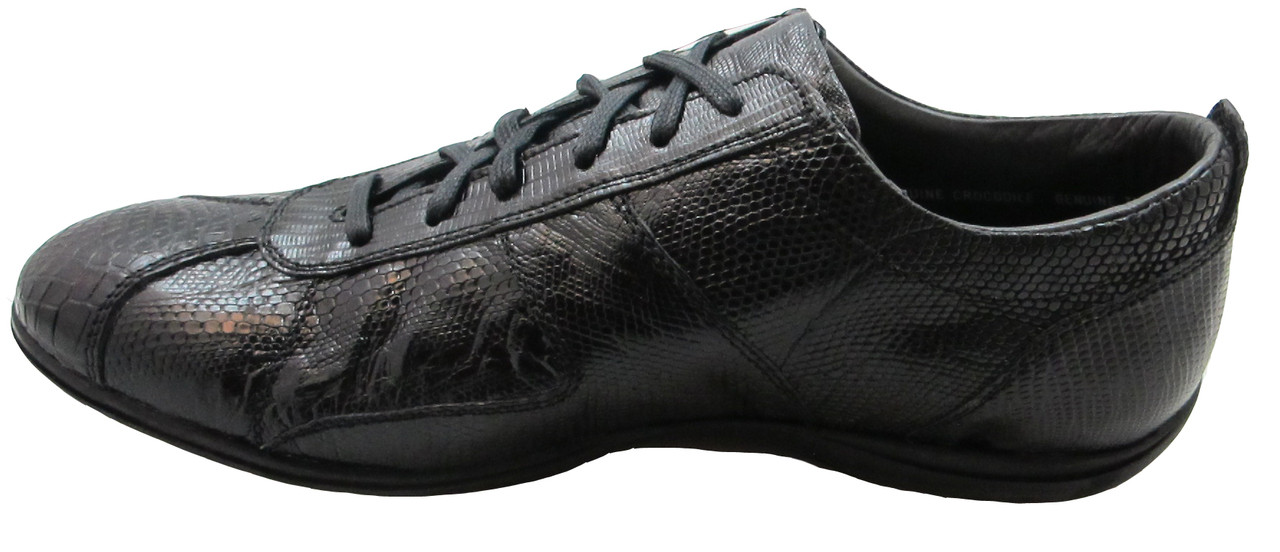 Toscana 4262 Men's Italian Lizard Sneakers,