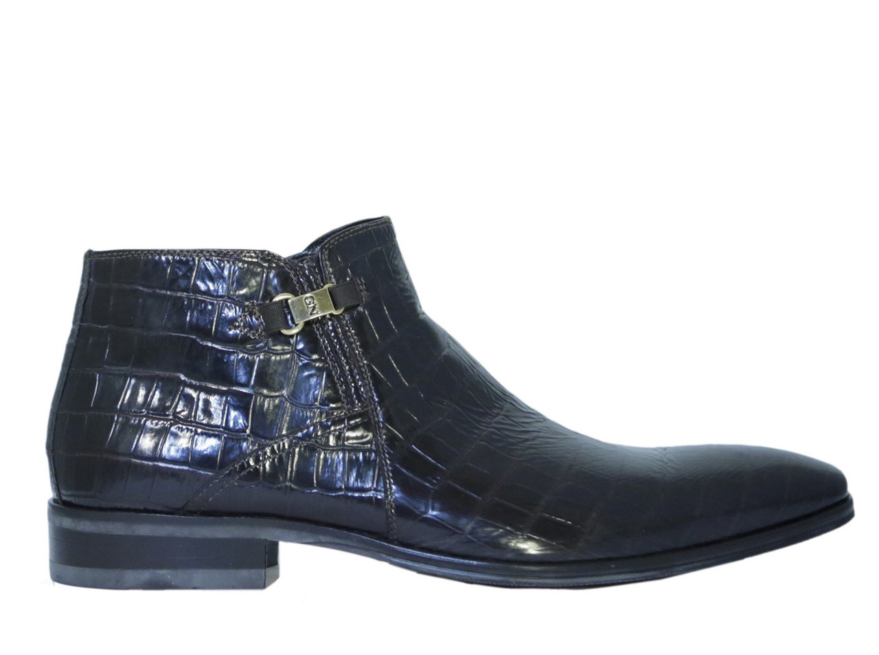 Alligator ankle boots Louis Vuitton Blue size 39 EU in Alligator