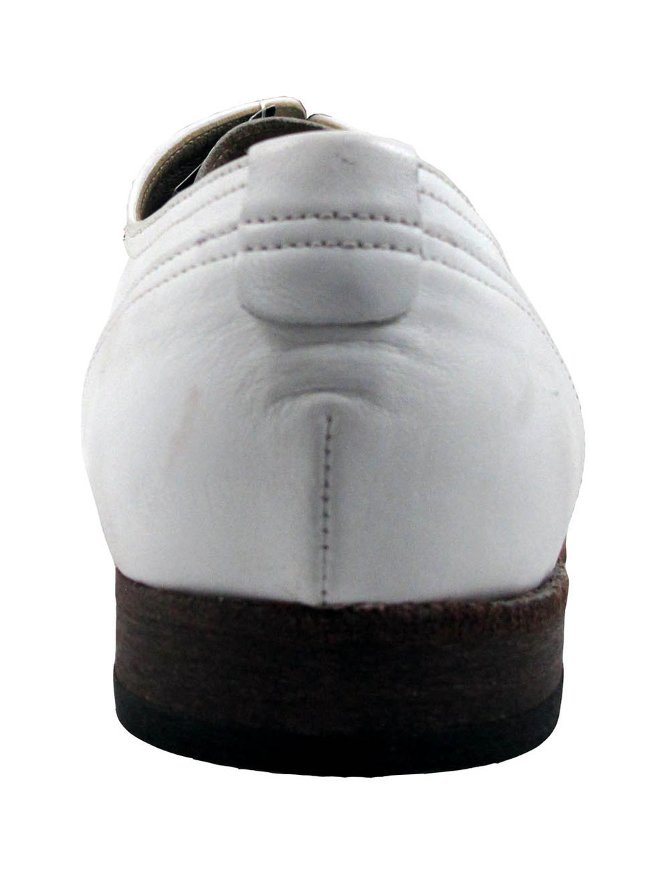 Size 6 To 13 Classic Italy Mens Oxford Real Leather Shoes White