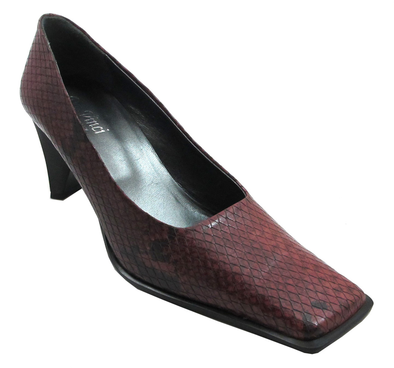 women's square heel shoes