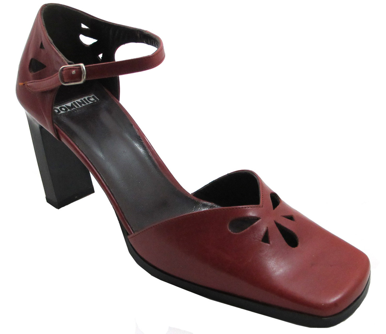 square toe Mid Heel Pumps 