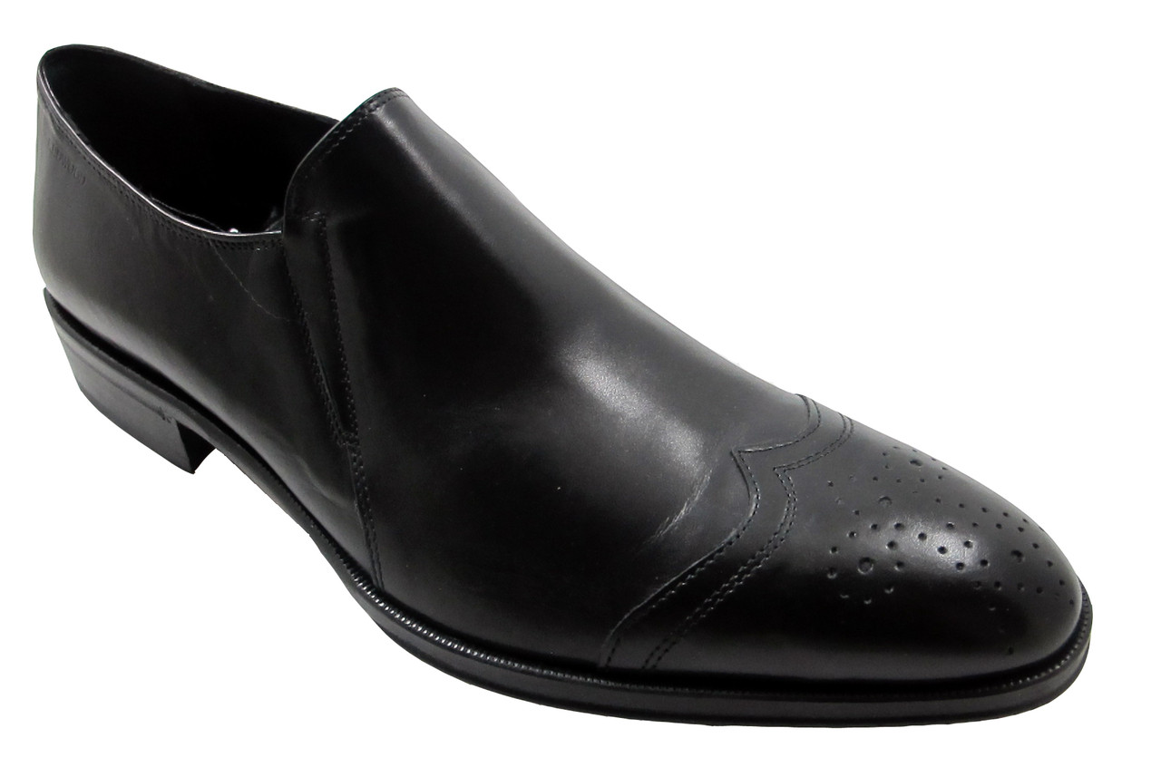 After Midnight Exclusive Black/Silver Prom Men's Slip-on Red Bottoms Dress  Shoes