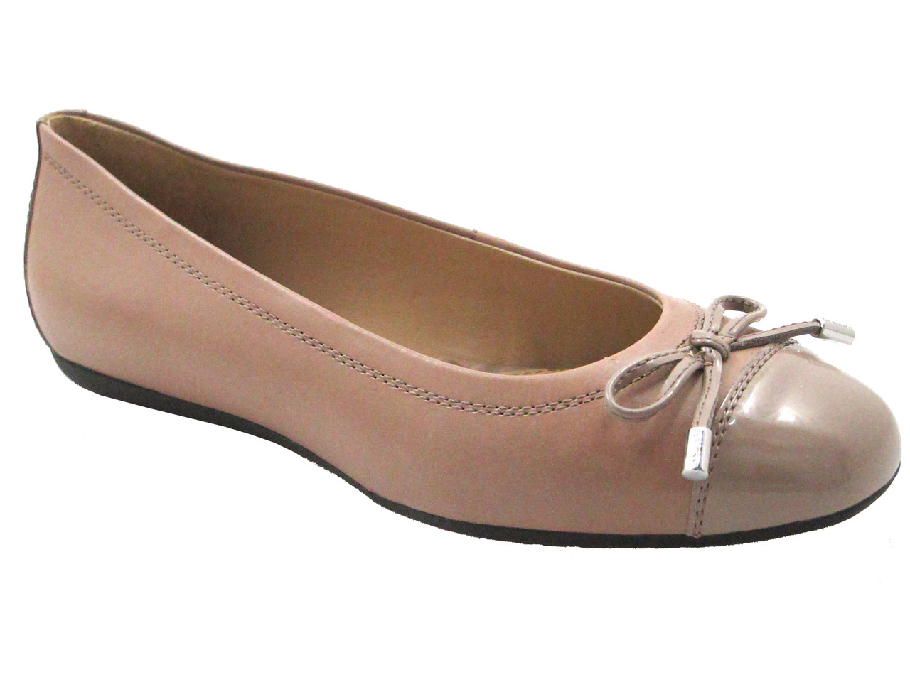 Respira Dlola L - Nappa Patent Leather Flat Ballet shoes in Grey or Black