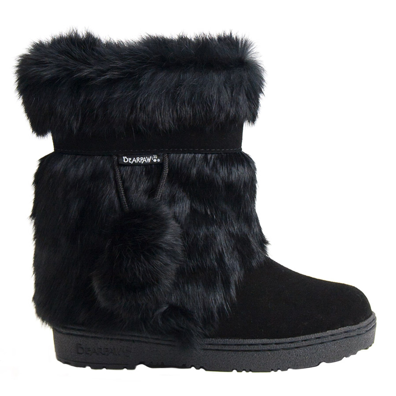 black bearpaw boots womens