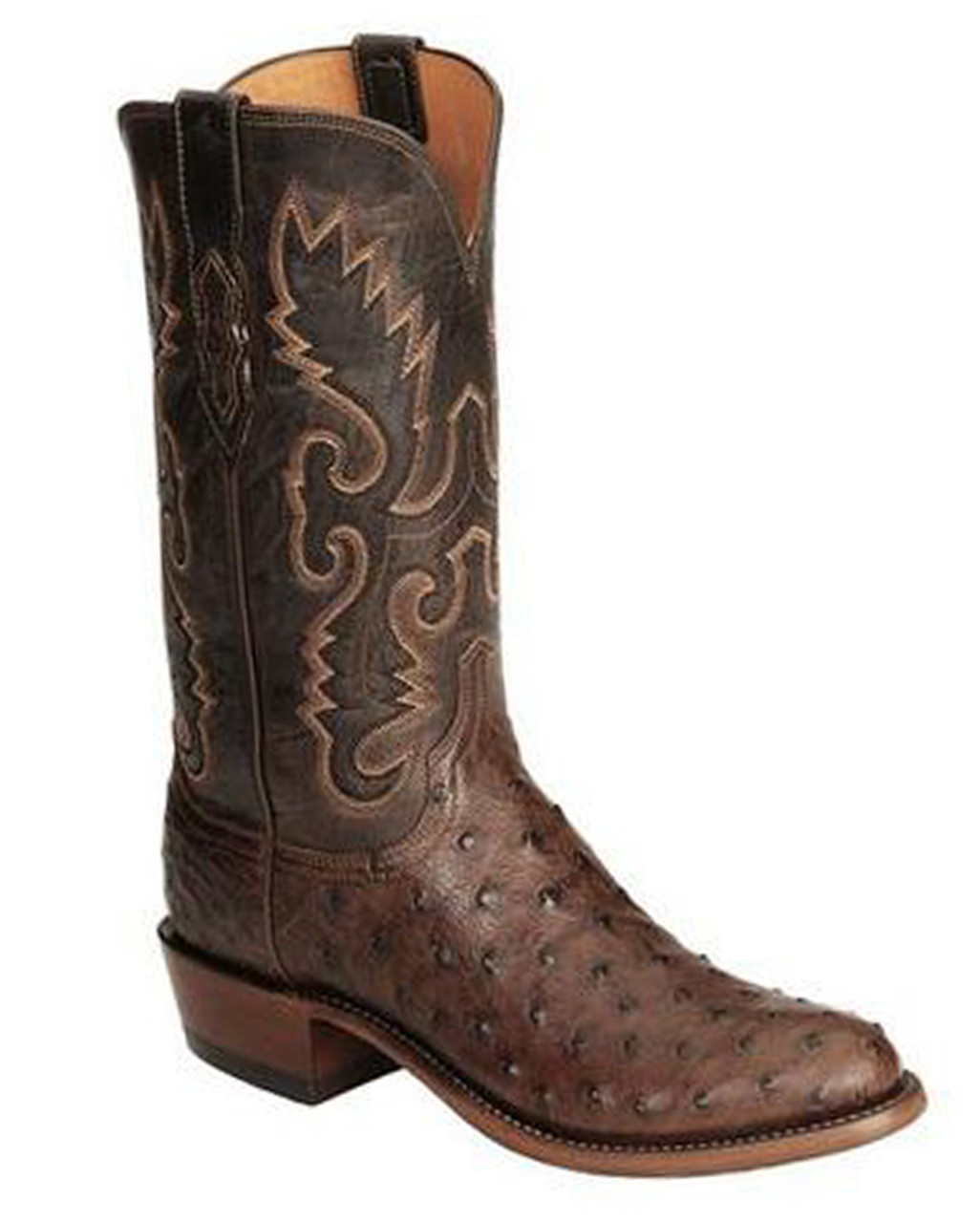 lucchese full quill ostrich