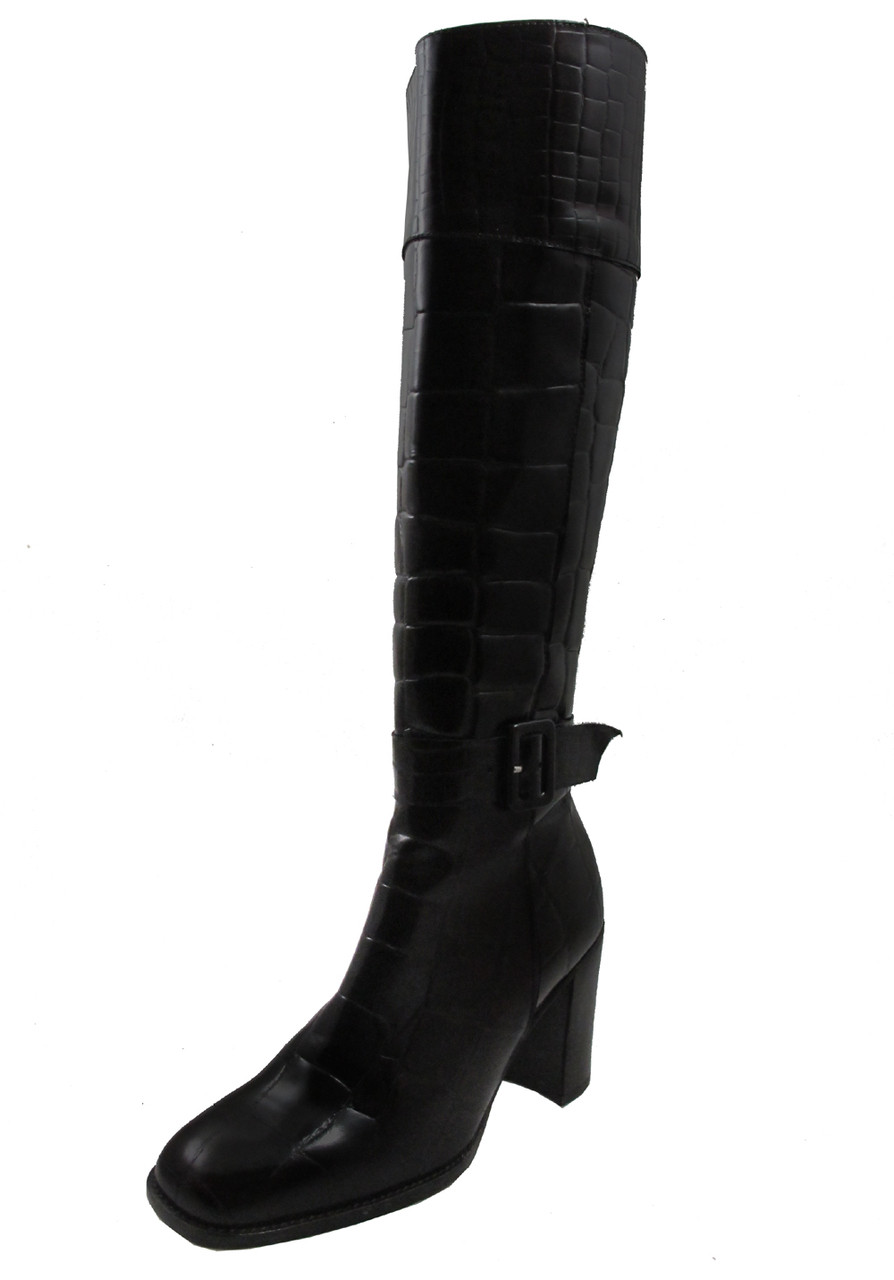 crocodile leather boots