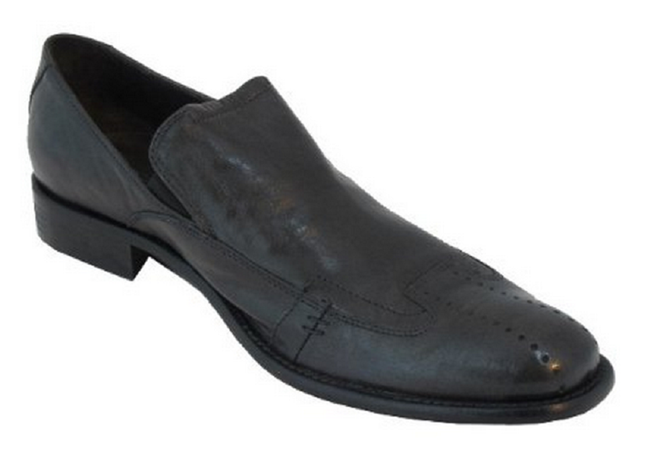 Tossi 3370 Men's Italian Dress-Casual Slip on Round Toe Shoes