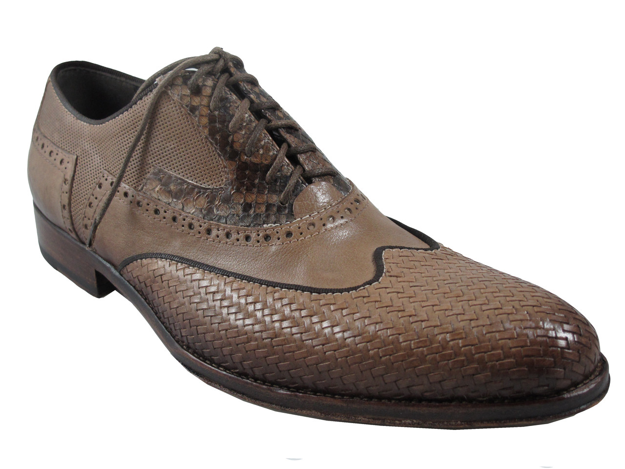 Jo Ghost 3574 Men's Woven Leather Lace 