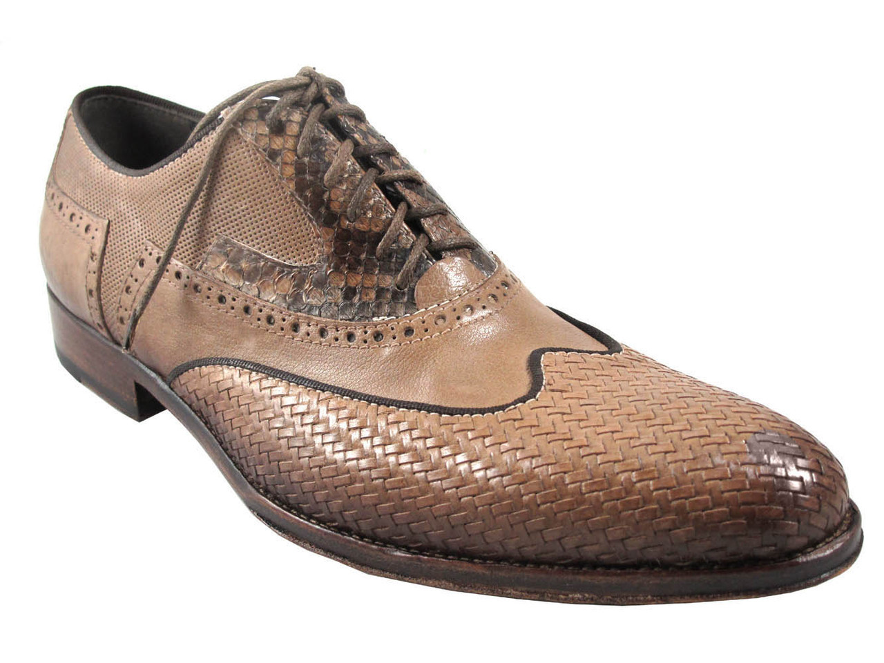 Jo Ghost 3574 Men's Woven Leather Lace 