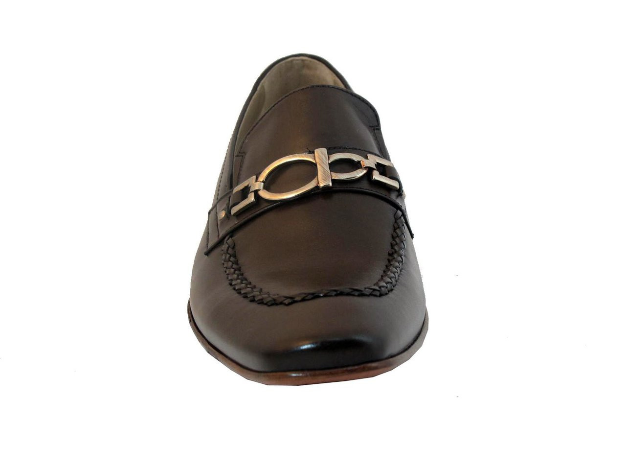 Men's Davinci SC9994 Italian Slip on Dressy Shoes Black, Brown