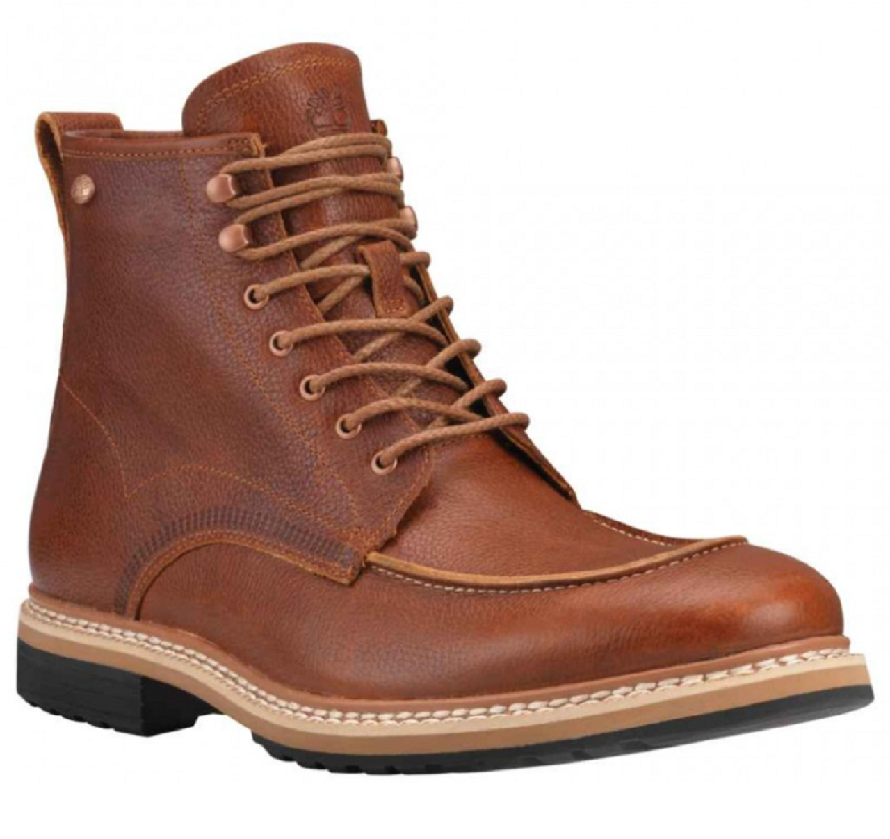 timberland moc toe work boots