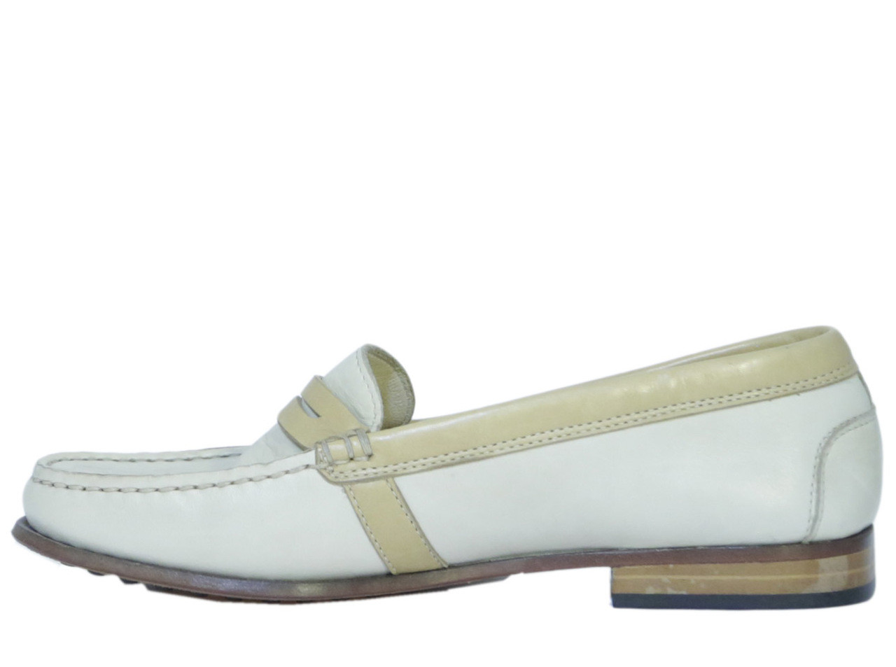 Job's Women 8480 Casual Penny Loafer Shoes Beige 8480